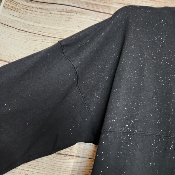 Walt DISNEY World HALLOWEEN Glitter Black Candy Corn Spirit Jersey Size XS - Picture 5 of 14